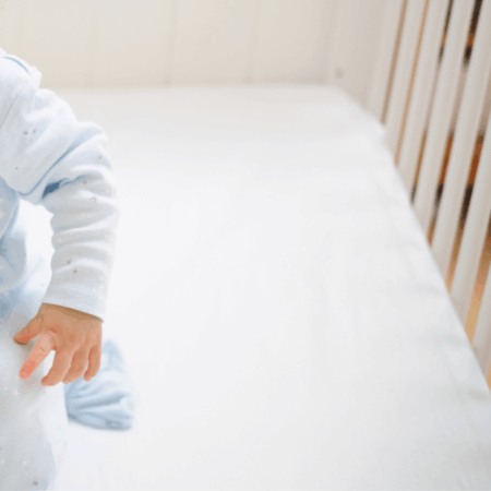 200T Pure cotton Percale Baby Cot Fitted Sheet